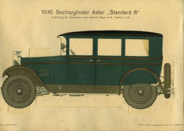 Wolfram "Die Motorfahrzeuge" Vehiclehistory 1928 with Modelmap (6236)